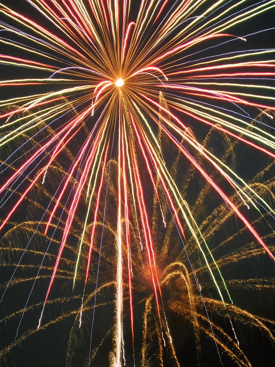 fireworks, july 4th, celebration