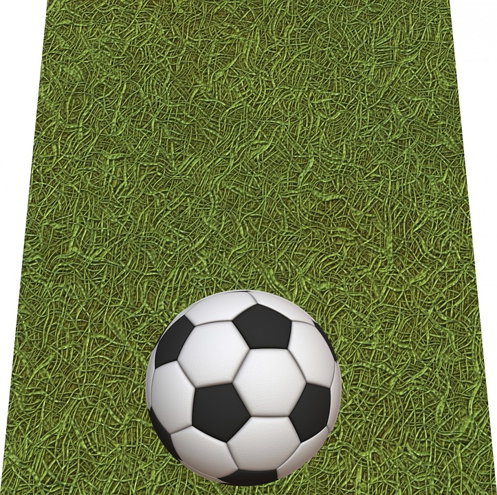 soccer, ball, green