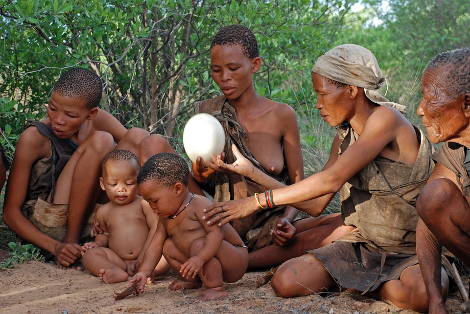 bushman, indigenous people, hunter gatherer