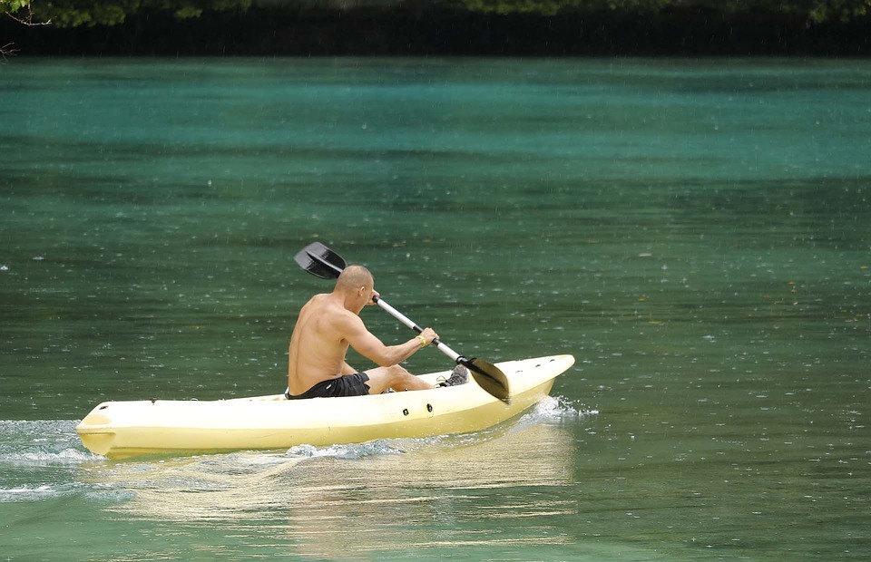 kayak, beach, resort