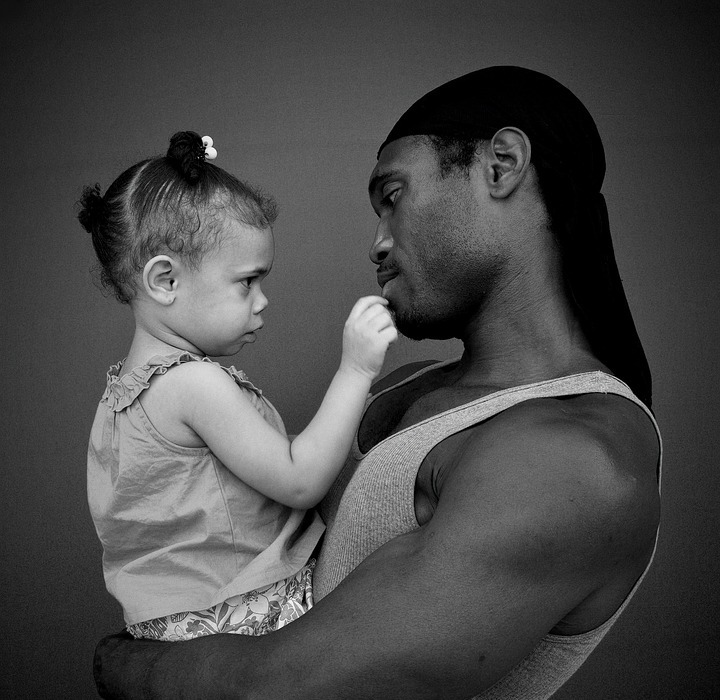 people, father, daughter