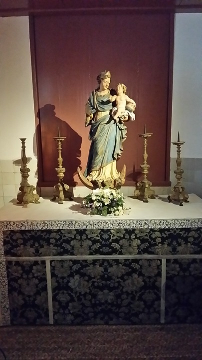 altar, maria, jesus