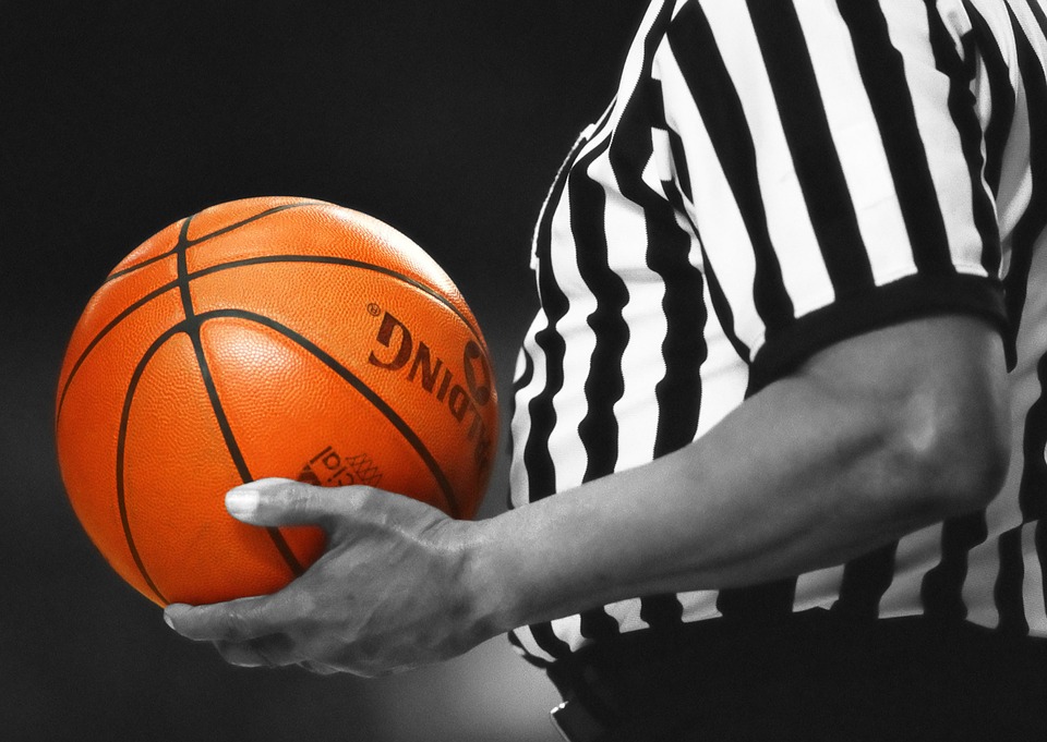 basketball, referee, game