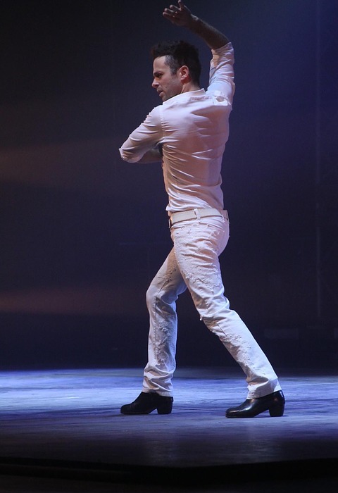 dancer, show, white