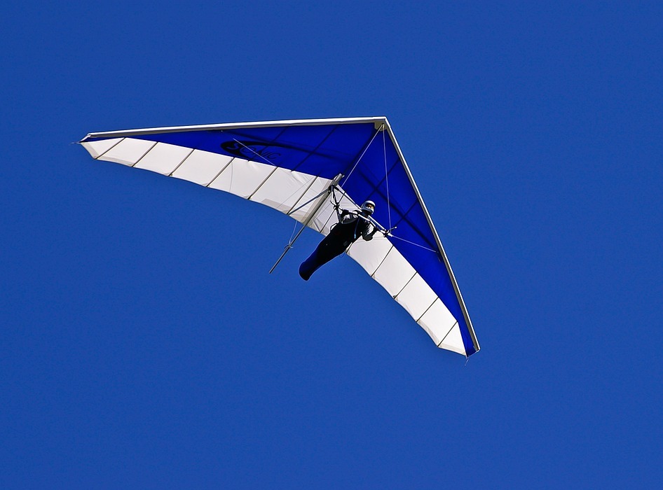 glider, hang-glider, pilot