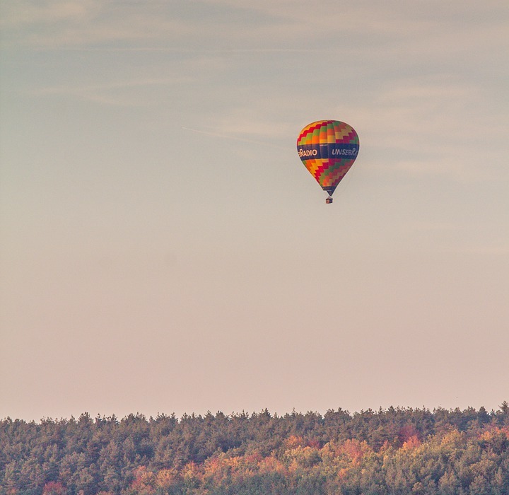 hot air balloon, vacations, freedom
