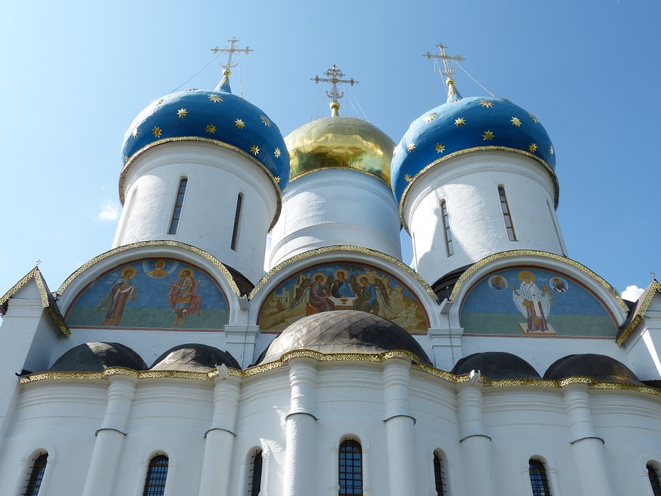russian orthodox church, sergiev posad, russia