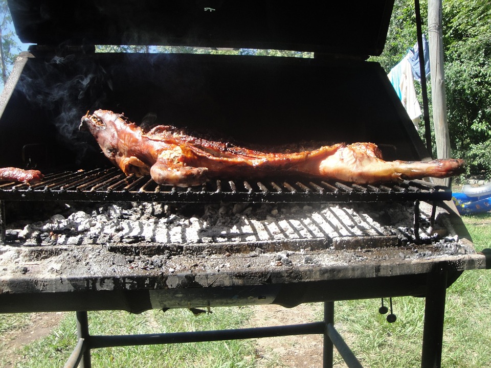 roast, barbecue, pork