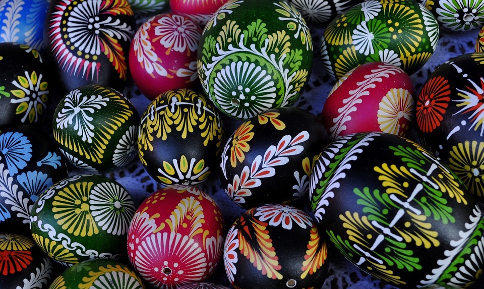 color, eggs, easter holidays