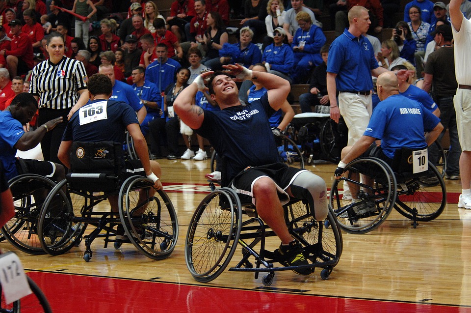 wheelchairs, basketball, sports