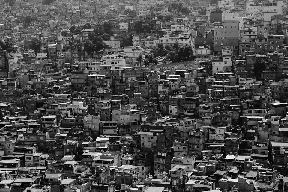 city, urban, slum
