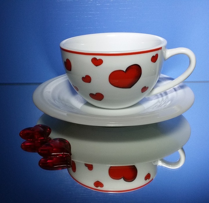 valentine's day, cup, heart