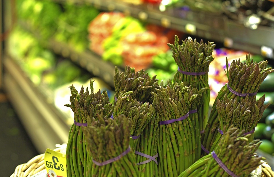 asparagus, grocery, fresh