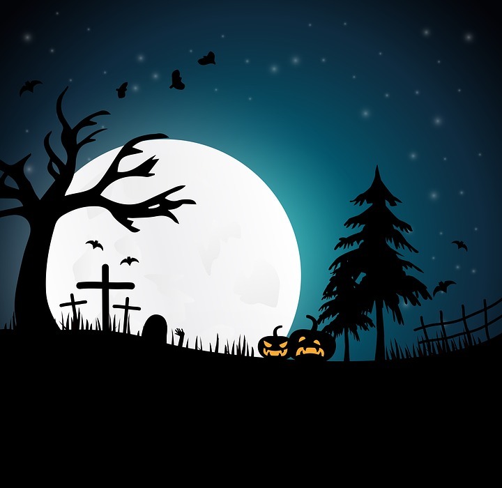 halloween, night, creepy
