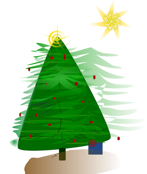 holiday, christmas, tree