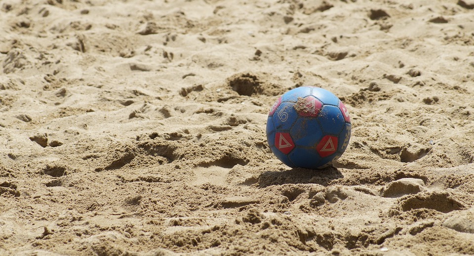 soccer, beach, summer