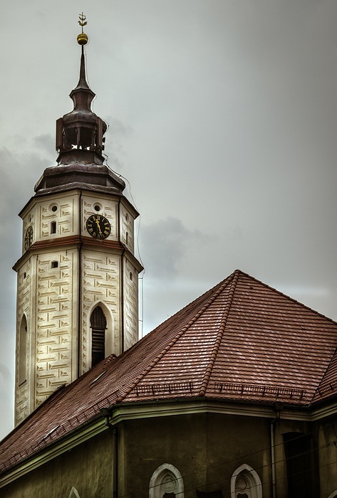church, catholic, tower