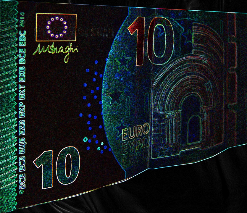 money, euro, dollar bill