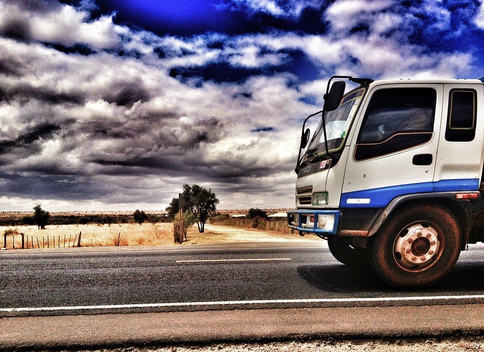 truck, travel, lorry