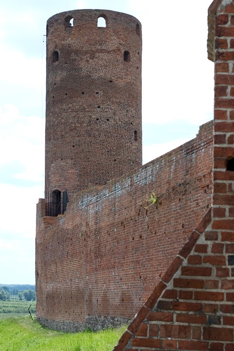 castle, tower, czersk