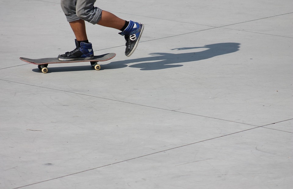 skateboard, skate, skateboarding