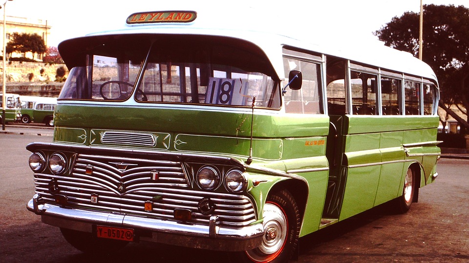 bus, oldtimer, vehicle