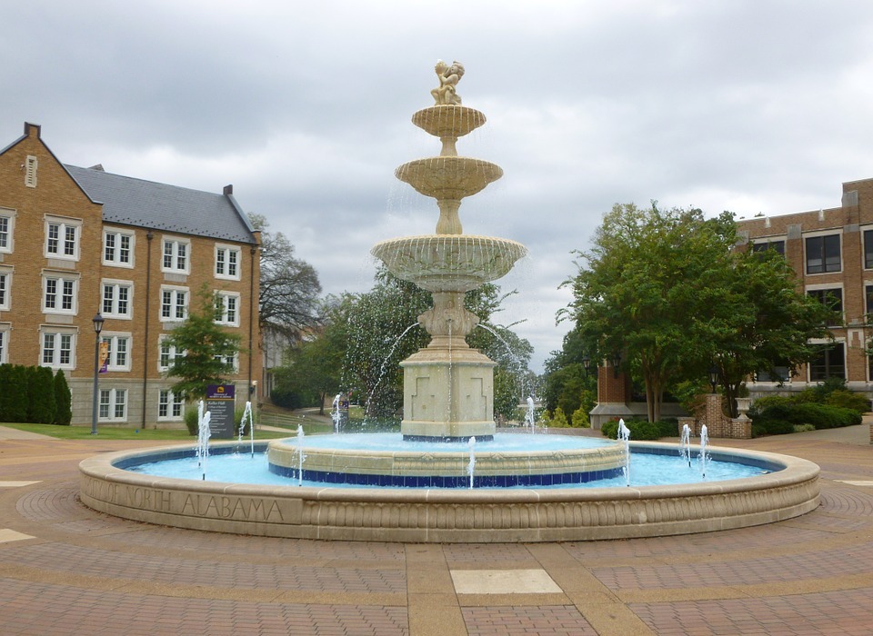 fountain, univ, northern alabama campus