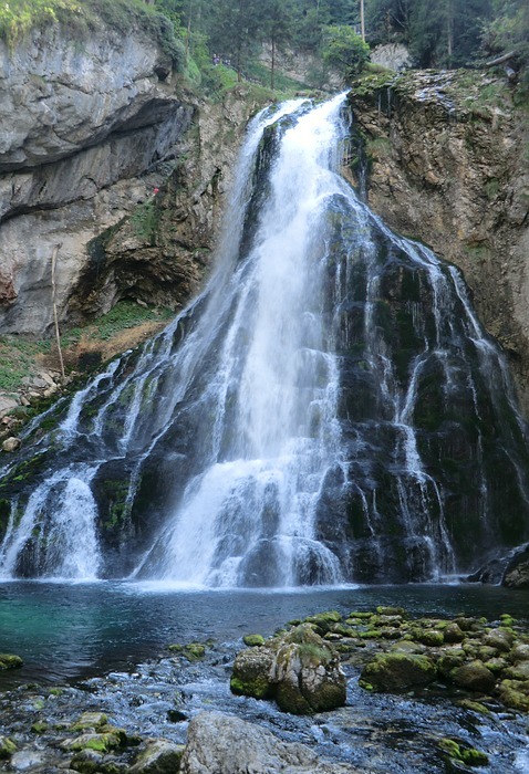 waterfall, golling, austria