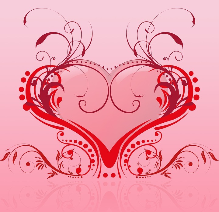 valentine, heart, love
