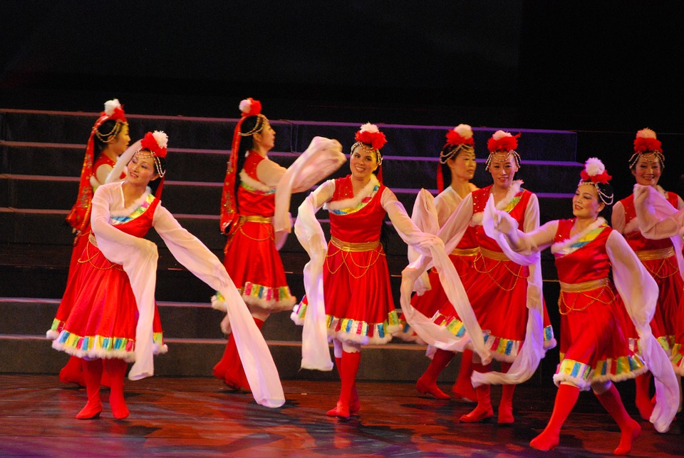 dancers, dancer, tibetan