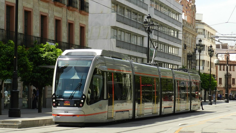 tram, seville, streetcar
