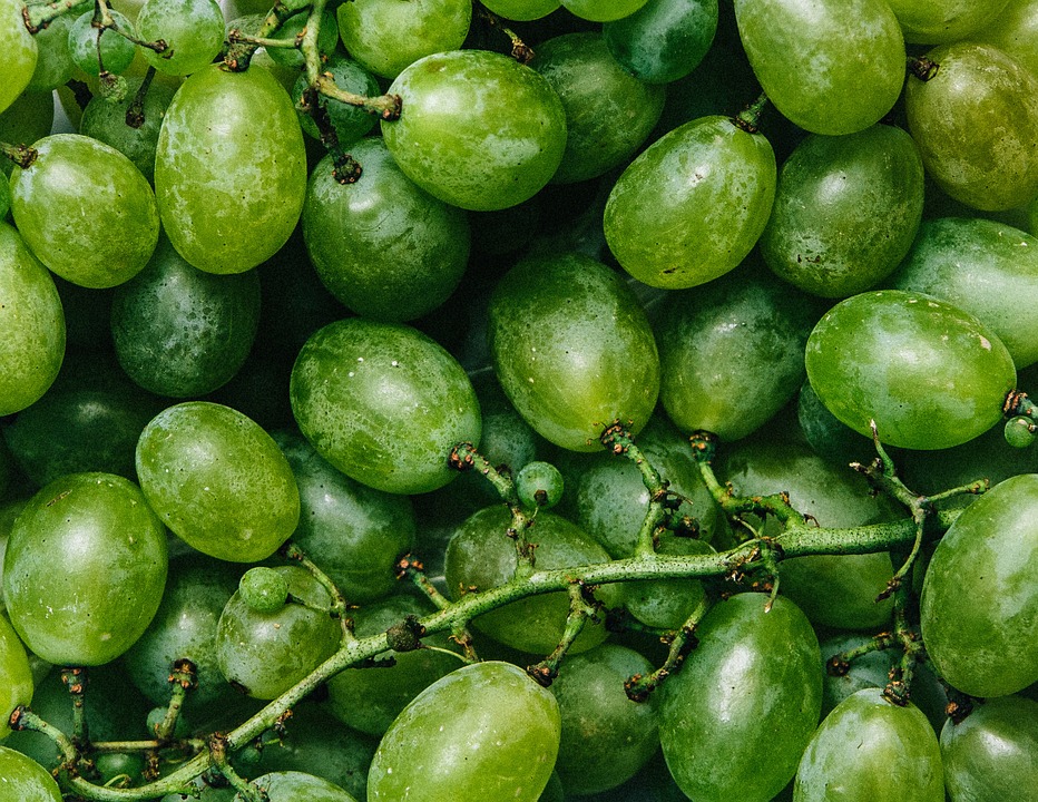 green, grapes, fruits