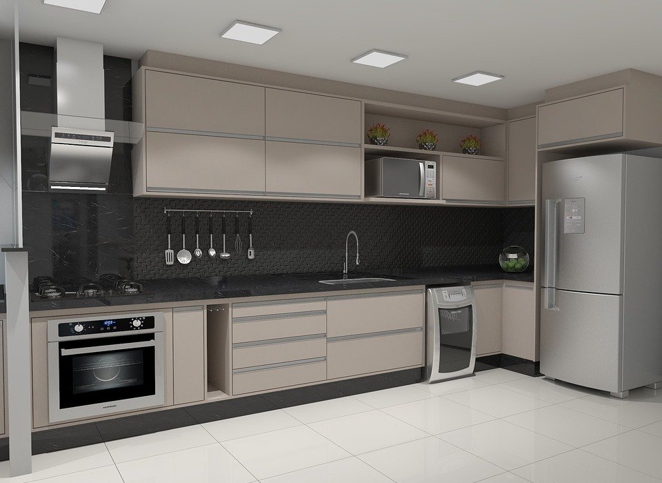 kitchen, 3d, render