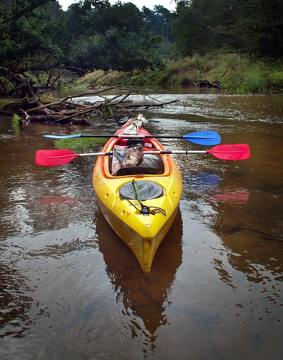kayak, rafting, river