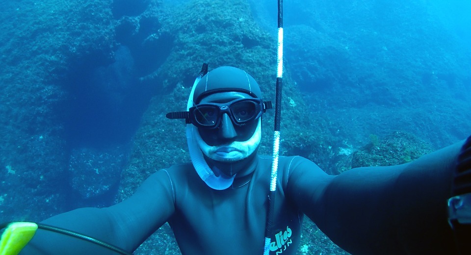 blue, deep diving, deep ocean