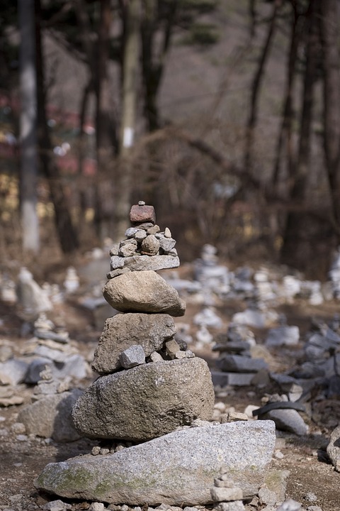 stone tower, prayer, qualitative