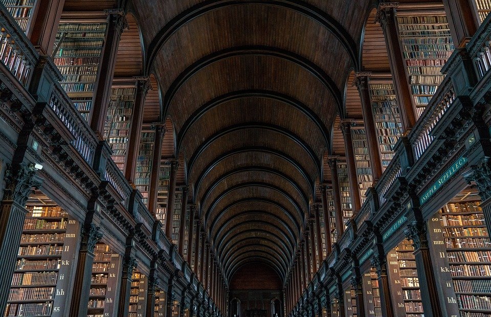 library, architecture, travel