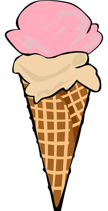 ice creams, layered, dessert