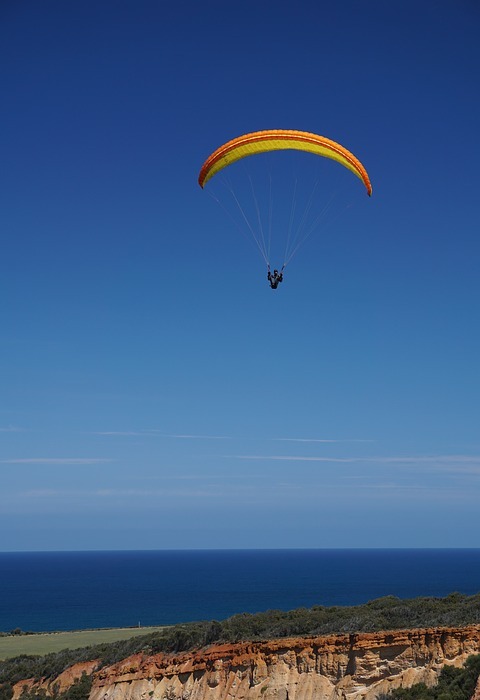 paraglider, fun, adventure