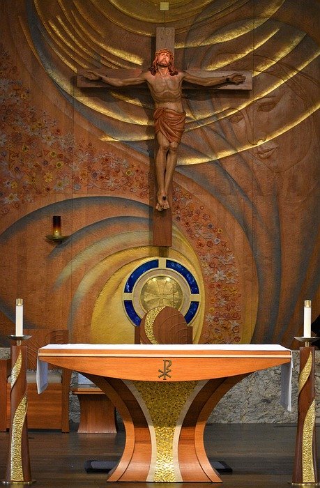 altar, jesus, church