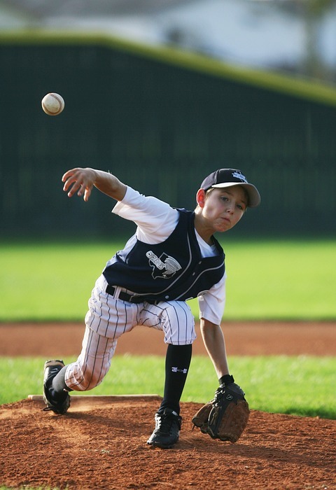baseball, pitcher, youth league