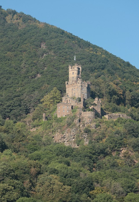 castle, rhine valley, burg sooneck