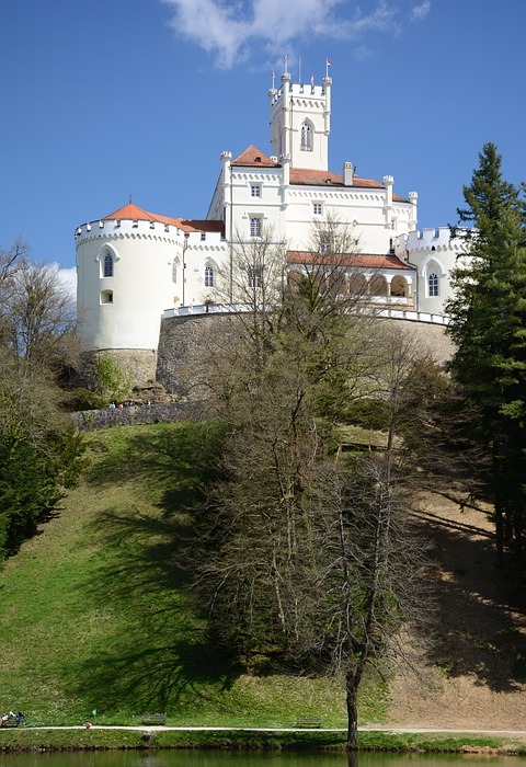 castle, trakoscan, tower