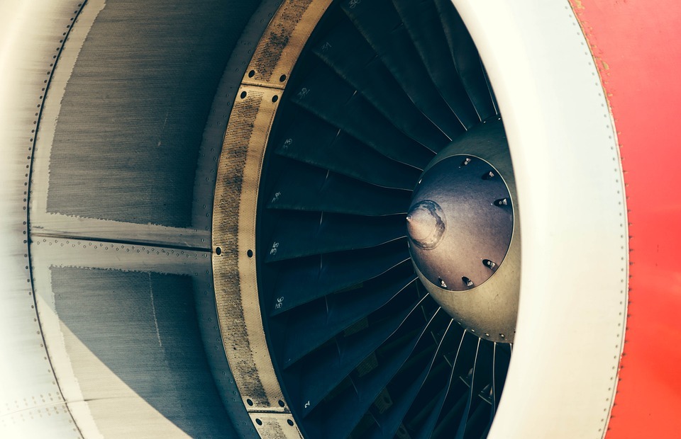 aircraft engine, aviation, close-up