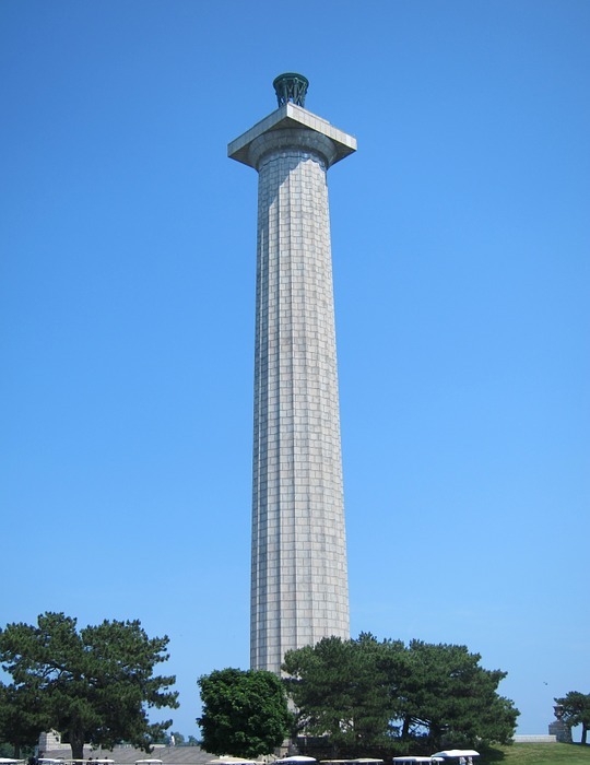 monument, memorial, lake erie