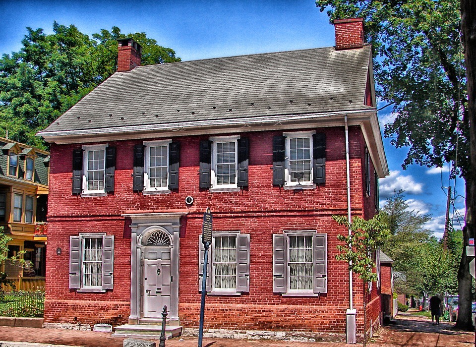 lancaster, pennsylvania, colonial house