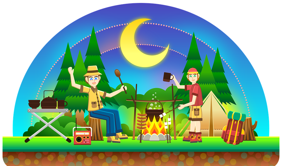 camping, outdoors, outdoor activity