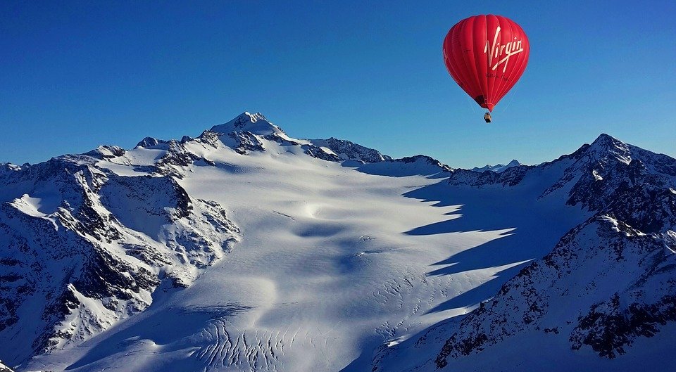 hot air balloon, hot air balloon ride, alpine