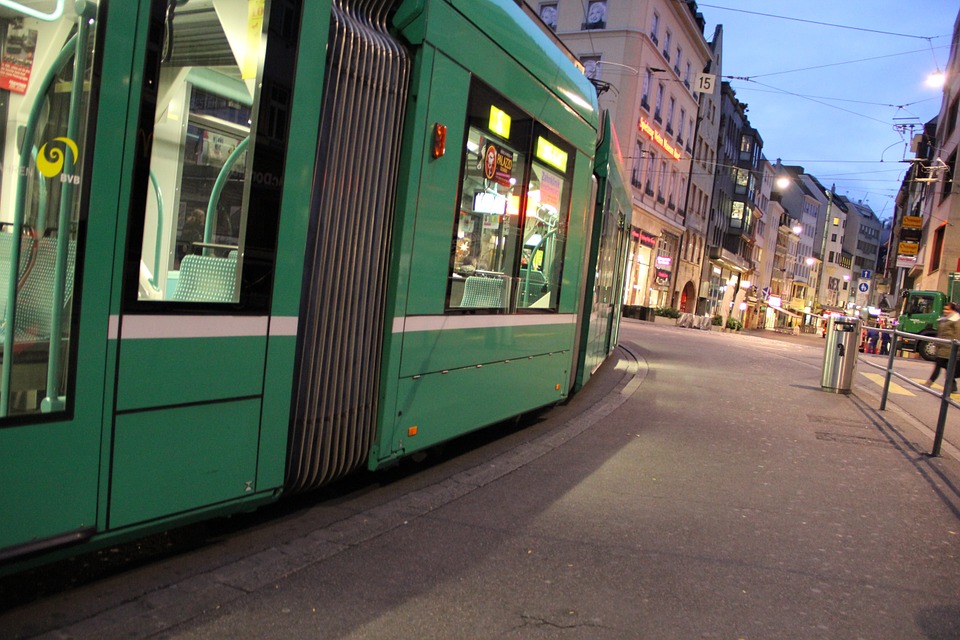 tram, traffic, public means of transport