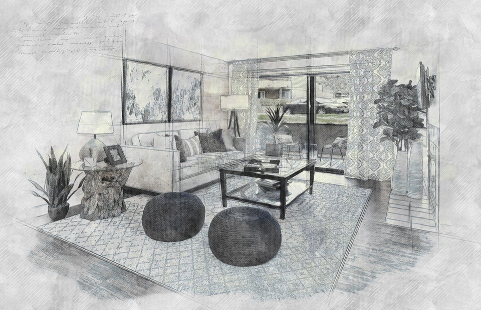 living room, interior, furniture